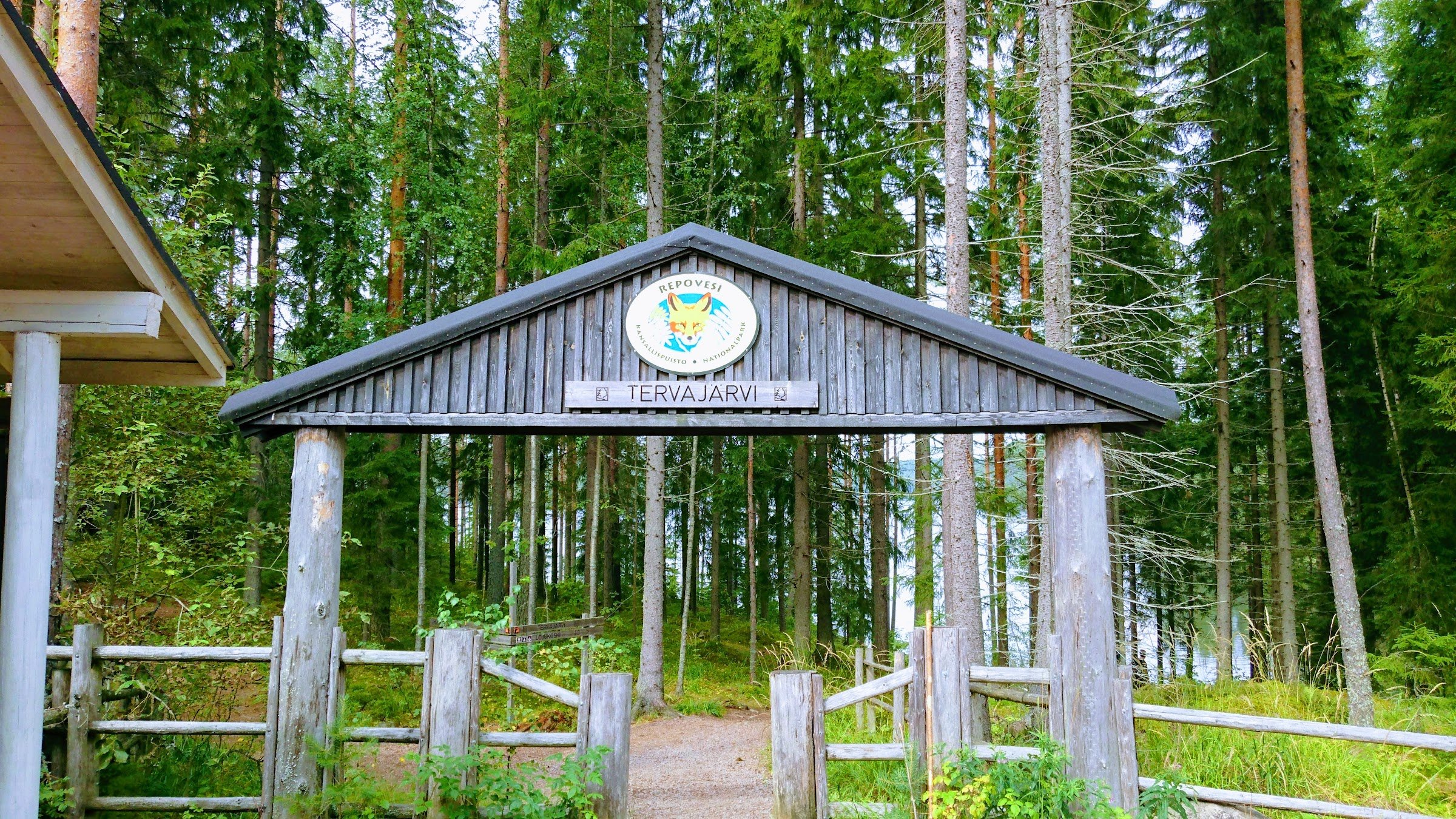 Repovesi National Park — Tervajärvi parking (Tervajärvi pysäköintialue)